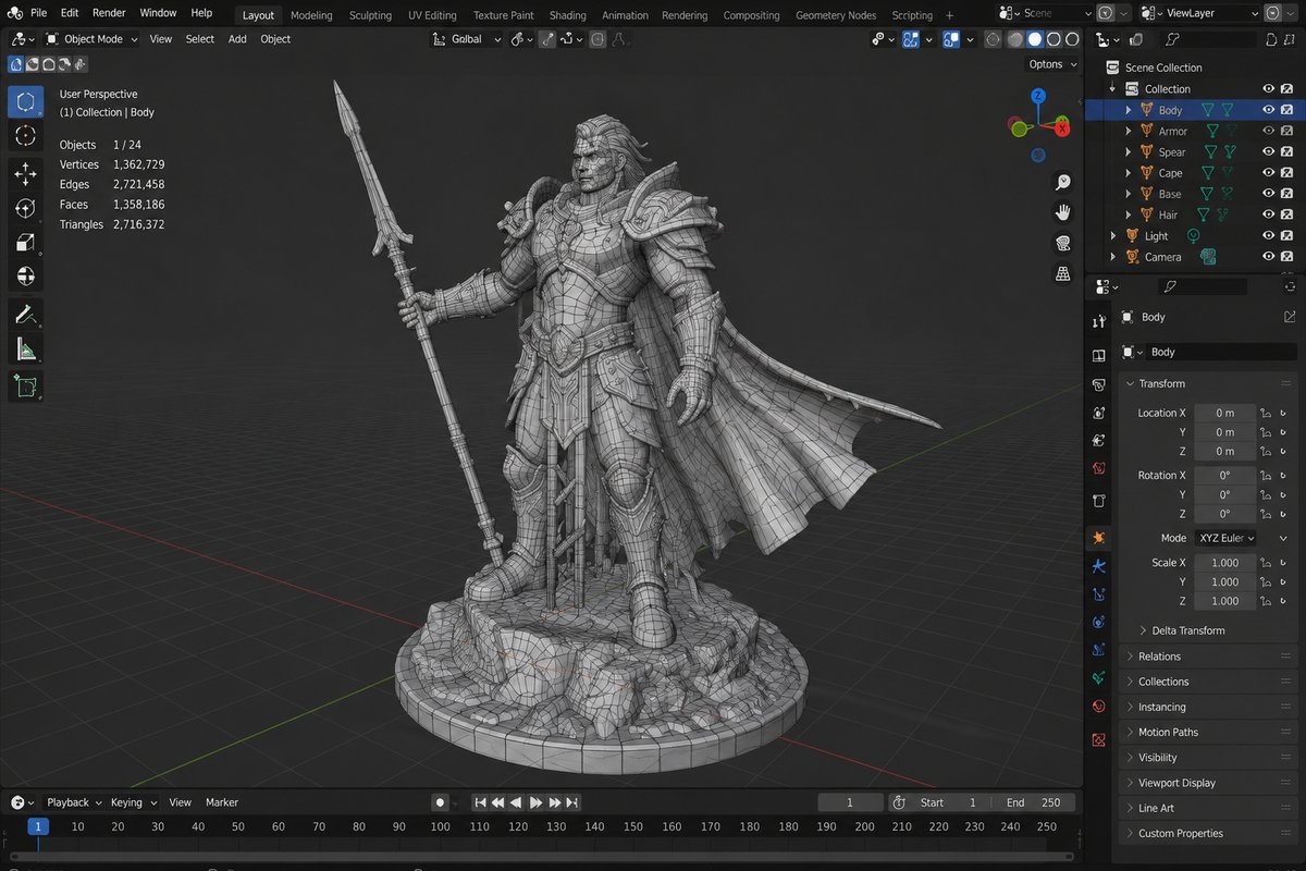 3D модел за печат по поръчка